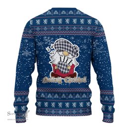 Scottish MacRae Dress Modern Clan Christmas Family Tartan Ugly Sweater with Funny Gnome Playing Bagpipes Scottish Plaid Tartan Plaid - ScotsTee - scotstee.com