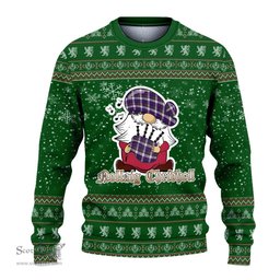 Scottish MacDonald Dress Modern Clan Christmas Family Tartan Ugly Sweater with Funny Gnome Playing Bagpipes Scottish Plaid Tartan Plaid - ScotsTee - scotstee.com