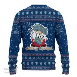Scottish Yukon Territory Canada Clan Christmas Family Tartan Ugly Sweater with Funny Gnome Playing Bagpipes Scottish Plaid Tartan Plaid - ScotsTee - scotstee.com