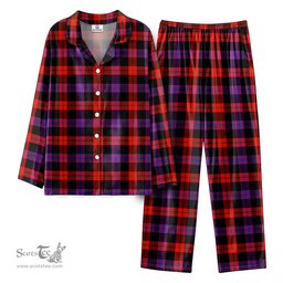 Scottish Brown Modern Tartan Pajama Set - Tartan Plaid Pajamas Scottish Plaid Tartan Plaid - ScotsTee - scotstee.com
