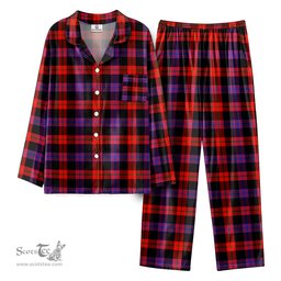 Scottish Brown Modern Tartan Pajama Set - Tartan Plaid Pajamas Scottish Plaid Tartan Plaid - ScotsTee - scotstee.com