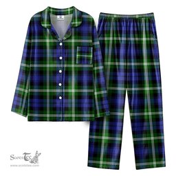 Scottish Baillie Modern Tartan Pajama Set - Tartan Plaid Pajamas Scottish Plaid Tartan Plaid - ScotsTee - scotstee.com