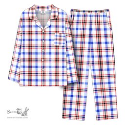 Scottish Boswell Modern Tartan Pajama Set - Tartan Plaid Pajamas Scottish Plaid Tartan Plaid - ScotsTee - scotstee.com