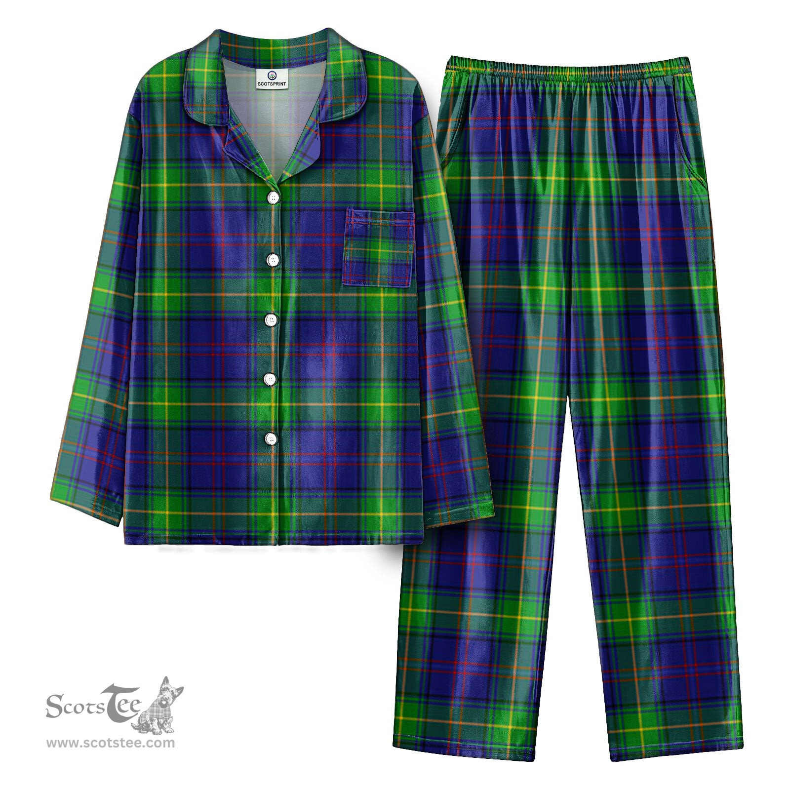 Scottish Boyle Tartan Pajama Set - Tartan Plaid Pajamas Scottish Plaid Tartan Plaid - ScotsTee - scotstee.com