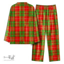 Scottish Burnett Ancient Tartan Pajama Set - Tartan Plaid Pajamas Scottish Plaid Tartan Plaid - ScotsTee - scotstee.com