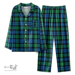 Scottish Black Watch Ancient Tartan Pajama Set - Tartan Plaid Pajamas Scottish Plaid Tartan Plaid - ScotsTee - scotstee.com