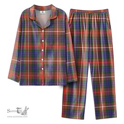 Scottish Fraser (of Lovat) Hunting Modern Tartan Pajama Set - Tartan Plaid Pajamas Scottish Plaid Tartan Plaid - ScotsTee - scotstee.com