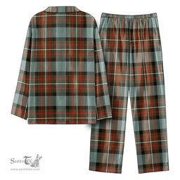 Scottish Fergusson Weathered Tartan Pajama Set - Tartan Plaid Pajamas Scottish Plaid Tartan Plaid - ScotsTee - scotstee.com