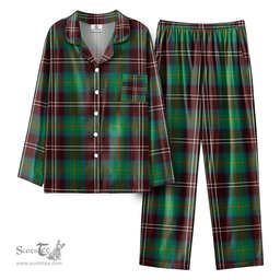 Scottish Chisholm Hunting Ancient Tartan Pajama Set - Tartan Plaid Pajamas Scottish Plaid Tartan Plaid - ScotsTee - scotstee.com