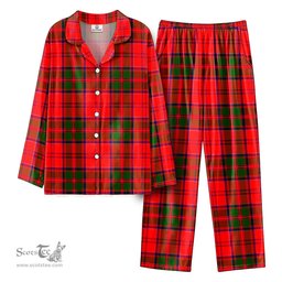 Scottish Heron Tartan Pajama Set - Tartan Plaid Pajamas Scottish Plaid Tartan Plaid - ScotsTee - scotstee.com