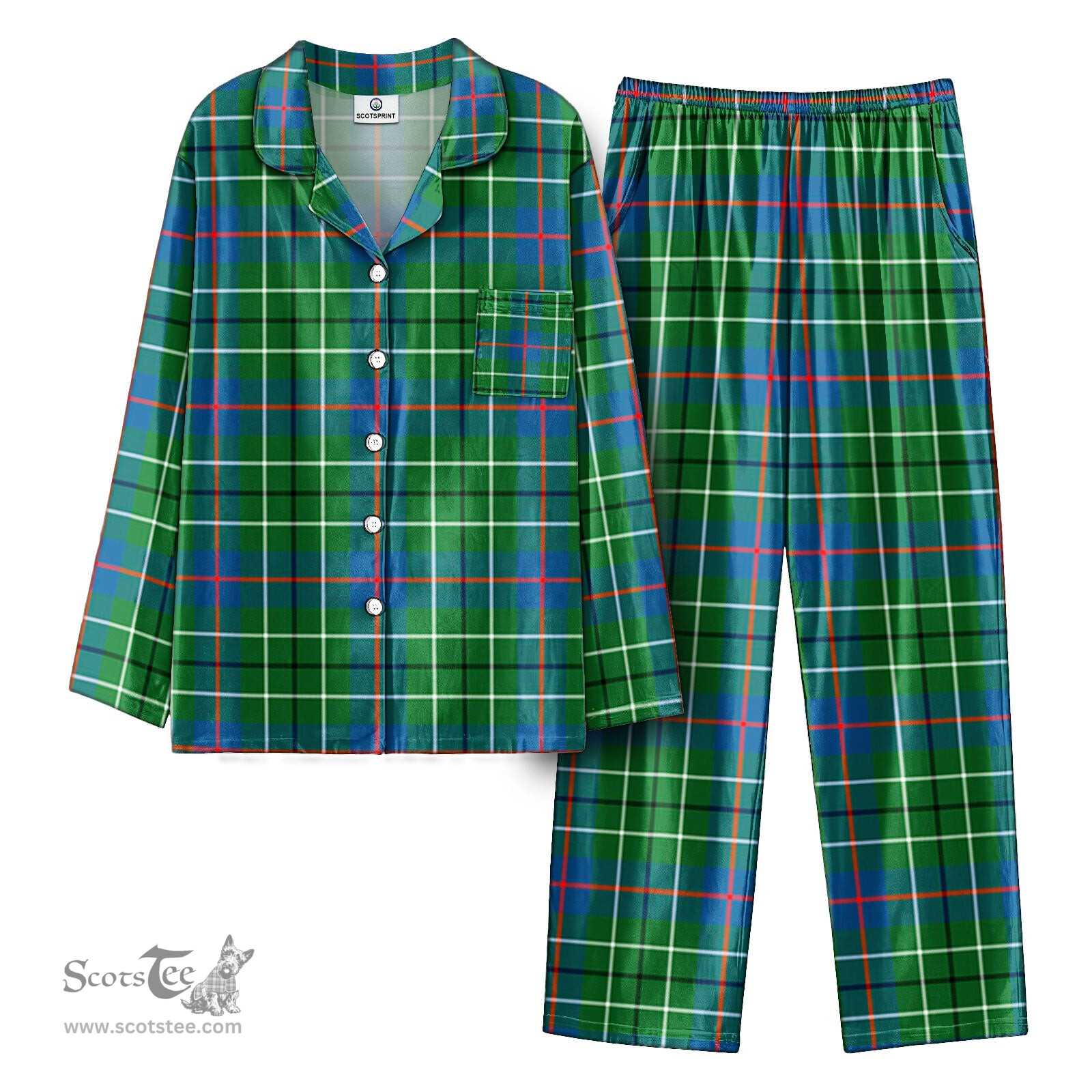 Scottish Duncanson Tartan Pajama Set - Tartan Plaid Pajamas Scottish Plaid Tartan Plaid - ScotsTee - scotstee.com