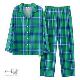 Scottish Irvine Ancient Tartan Pajama Set - Tartan Plaid Pajamas Scottish Plaid Tartan Plaid - ScotsTee - scotstee.com