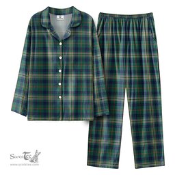 Scottish Kennedy Modern Tartan Pajama Set - Tartan Plaid Pajamas Scottish Plaid Tartan Plaid - ScotsTee - scotstee.com
