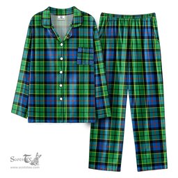 Scottish Forsyth Ancient Tartan Pajama Set - Tartan Plaid Pajamas Scottish Plaid Tartan Plaid - ScotsTee - scotstee.com
