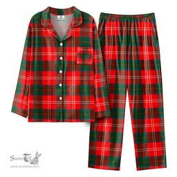 Scottish Chisholm Modern Tartan Pajama Set - Tartan Plaid Pajamas Scottish Plaid Tartan Plaid - ScotsTee - scotstee.com