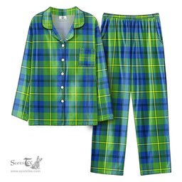 Scottish Johnson Ancient Tartan Pajama Set - Tartan Plaid Pajamas Scottish Plaid Tartan Plaid - ScotsTee - scotstee.com