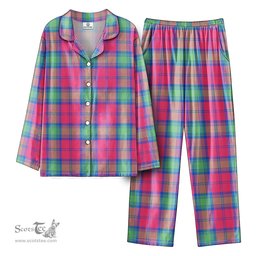 Scottish Lindsay Ancient Tartan Pajama Set - Tartan Plaid Pajamas Scottish Plaid Tartan Plaid - ScotsTee - scotstee.com