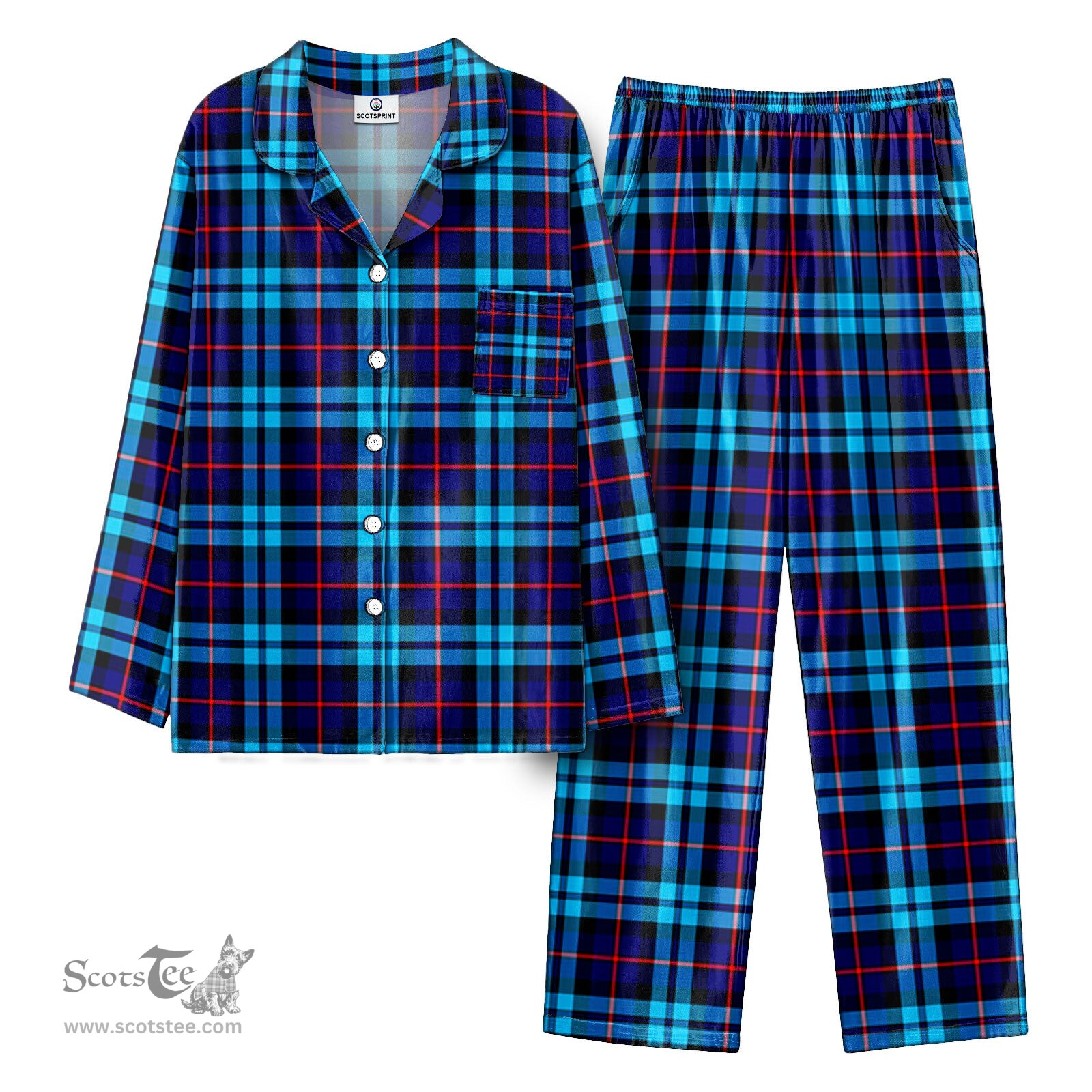 Scottish McCorquodale Tartan Pajama Set - Tartan Plaid Pajamas Scottish Plaid Tartan Plaid - ScotsTee - scotstee.com