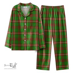 Scottish MacKinnon Hunting Modern Tartan Pajama Set - Tartan Plaid Pajamas Scottish Plaid Tartan Plaid - ScotsTee - scotstee.com