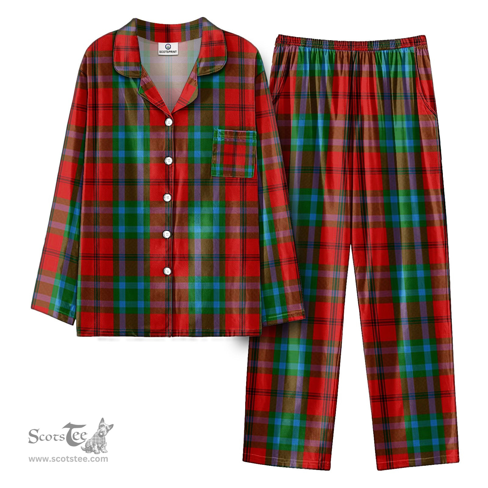 Scottish McCook Tartan Pajama Set - Tartan Plaid Pajamas Scottish Plaid Tartan Plaid - ScotsTee - scotstee.com