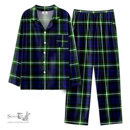 Scottish Lamont Modern Tartan Pajama Set - Tartan Plaid Pajamas Scottish Plaid Tartan Plaid - ScotsTee - scotstee.com