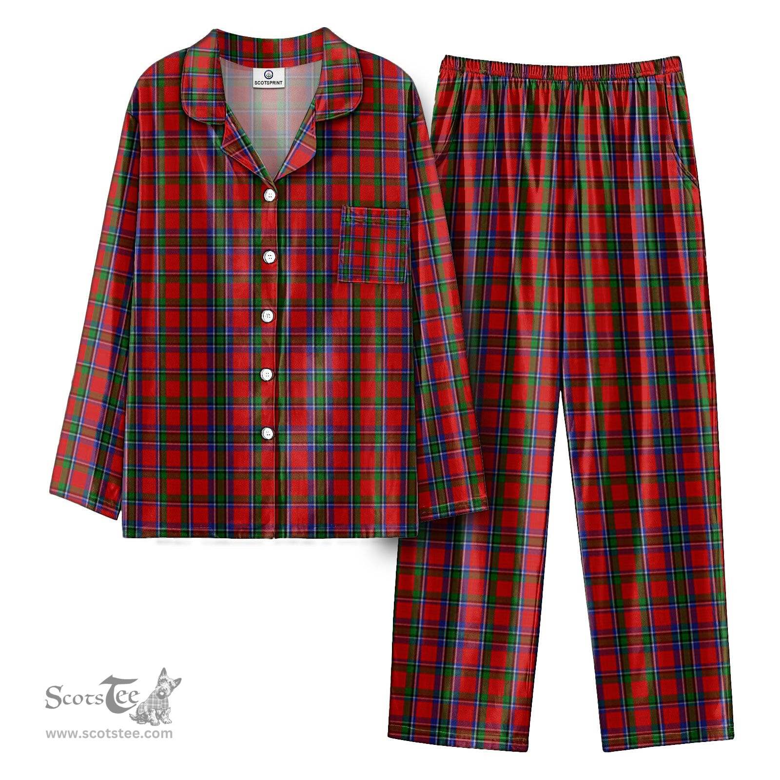 Scottish Lyle Tartan Pajama Set - Tartan Plaid Pajamas Scottish Plaid Tartan Plaid - ScotsTee - scotstee.com