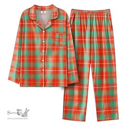 Scottish McFie Ancient Tartan Pajama Set - Tartan Plaid Pajamas Scottish Plaid Tartan Plaid - ScotsTee - scotstee.com