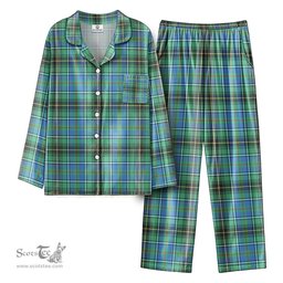 Scottish MacInnes Ancient Tartan Pajama Set - Tartan Plaid Pajamas Scottish Plaid Tartan Plaid - ScotsTee - scotstee.com