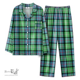 Scottish MacThomas Ancient Tartan Pajama Set - Tartan Plaid Pajamas Scottish Plaid Tartan Plaid - ScotsTee - scotstee.com