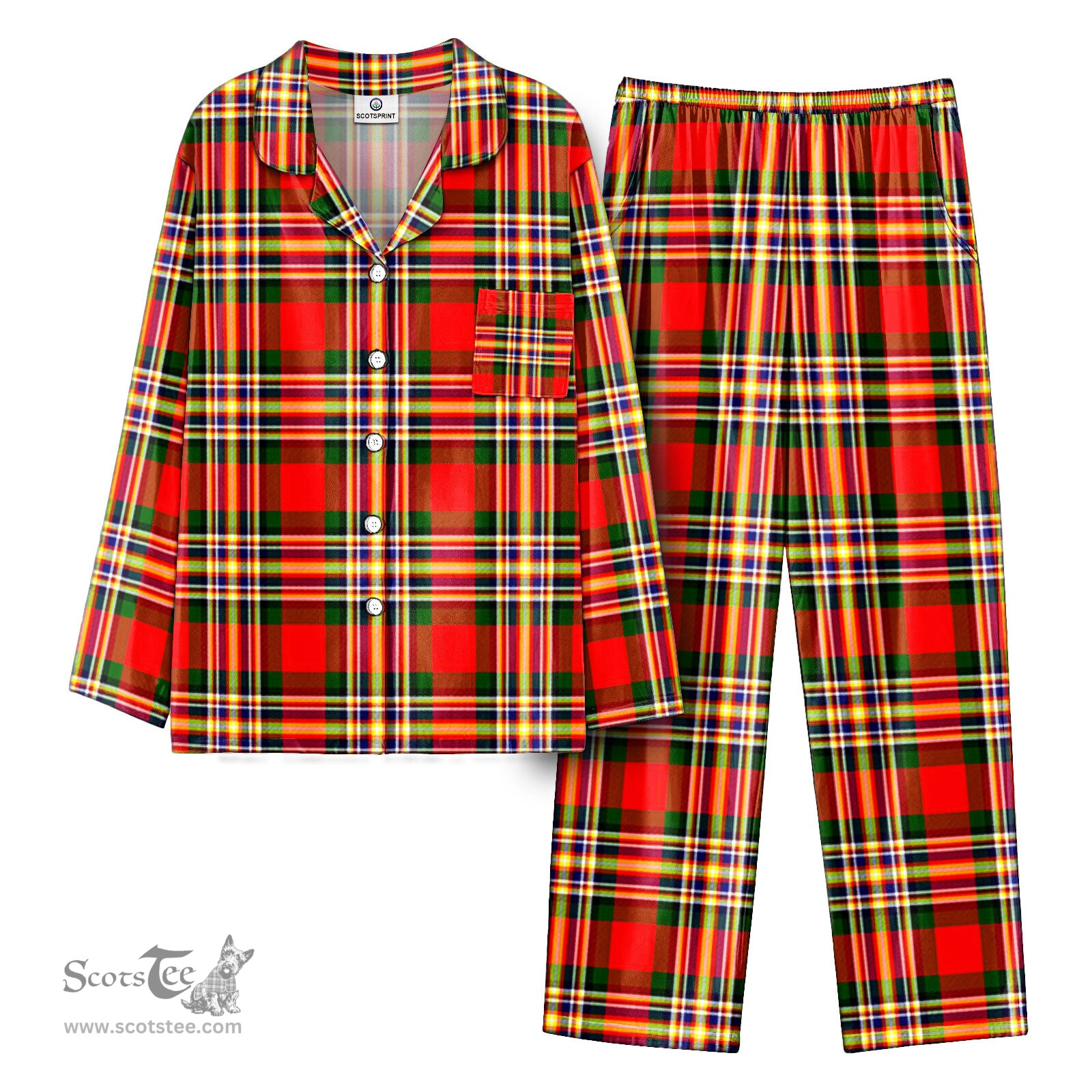 Scottish MacGill Modern Tartan Pajama Set - Tartan Plaid Pajamas Scottish Plaid Tartan Plaid - ScotsTee - scotstee.com