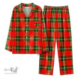 Scottish Lennox Tartan Pajama Set - Tartan Plaid Pajamas Scottish Plaid Tartan Plaid - ScotsTee - scotstee.com
