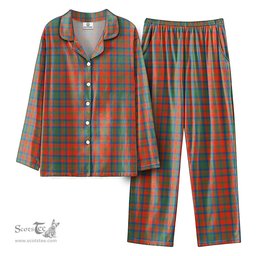 Scottish Matheson Ancient Tartan Pajama Set - Tartan Plaid Pajamas Scottish Plaid Tartan Plaid - ScotsTee - scotstee.com