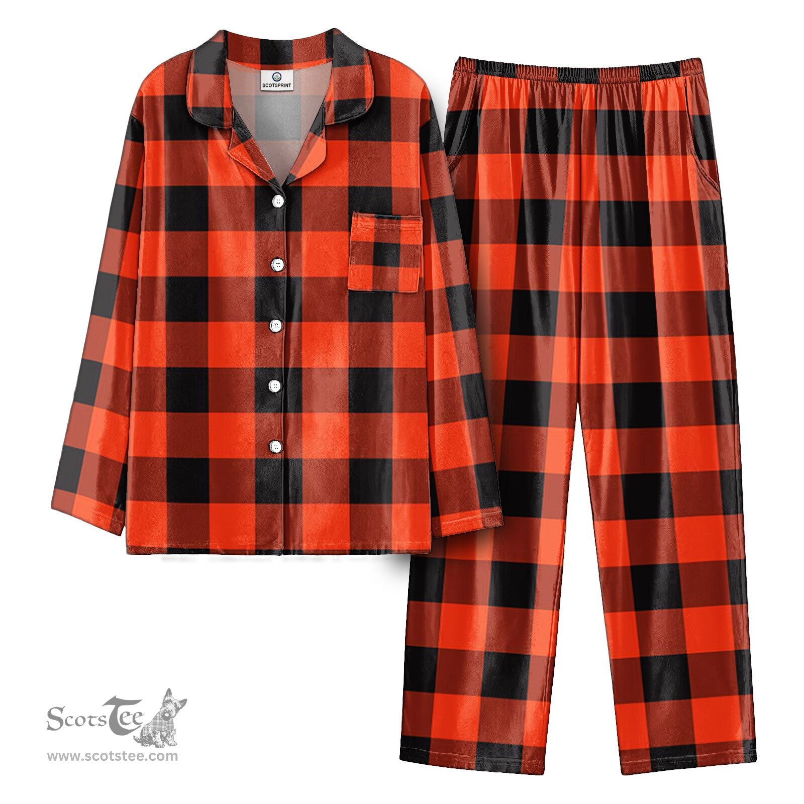 Scottish McGregor Rob Roy Ancient Tartan Pajama Set - Tartan Plaid Pajamas Scottish Plaid Tartan Plaid - ScotsTee - scotstee.com