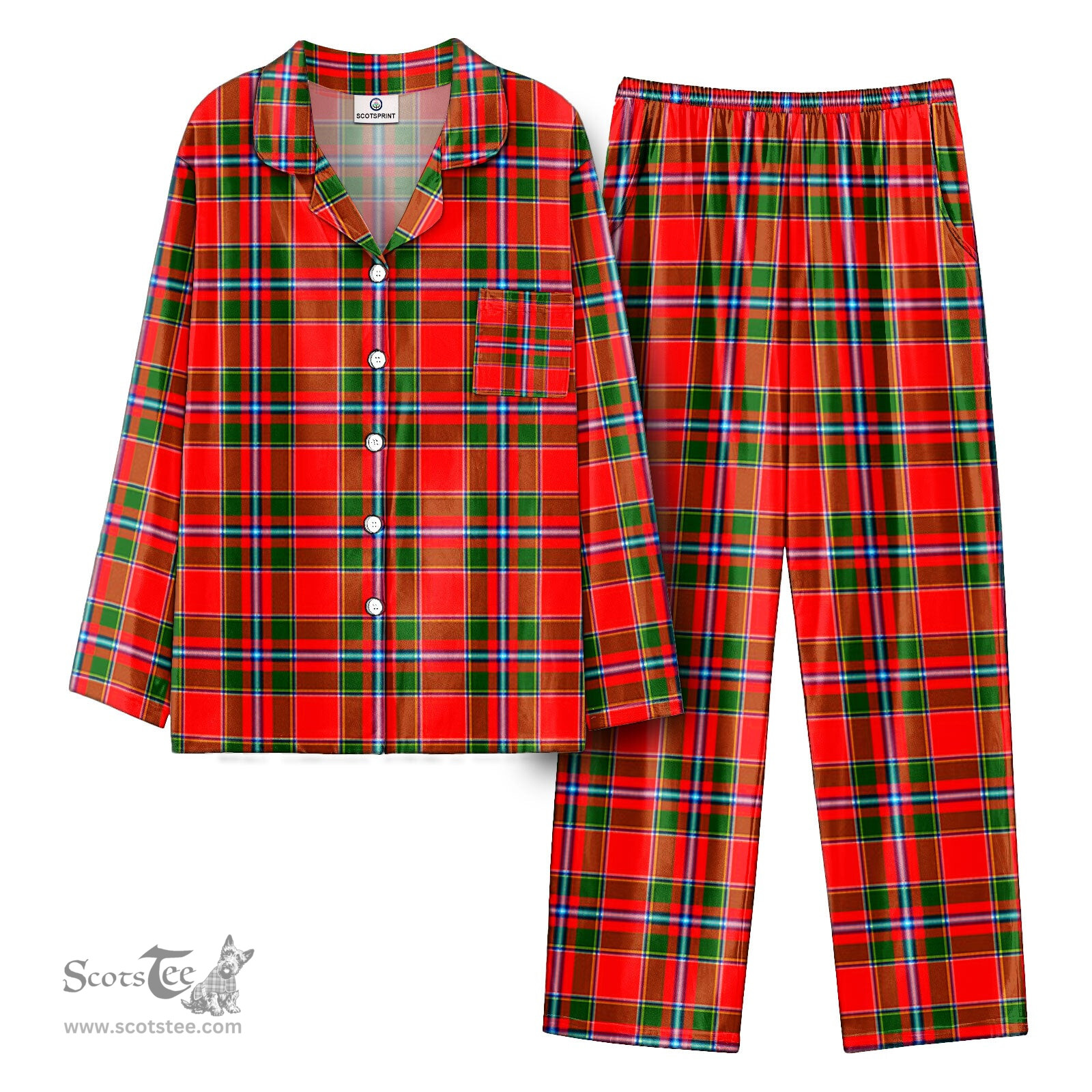 Scottish Maule Tartan Pajama Set - Tartan Plaid Pajamas Scottish Plaid Tartan Plaid - ScotsTee - scotstee.com