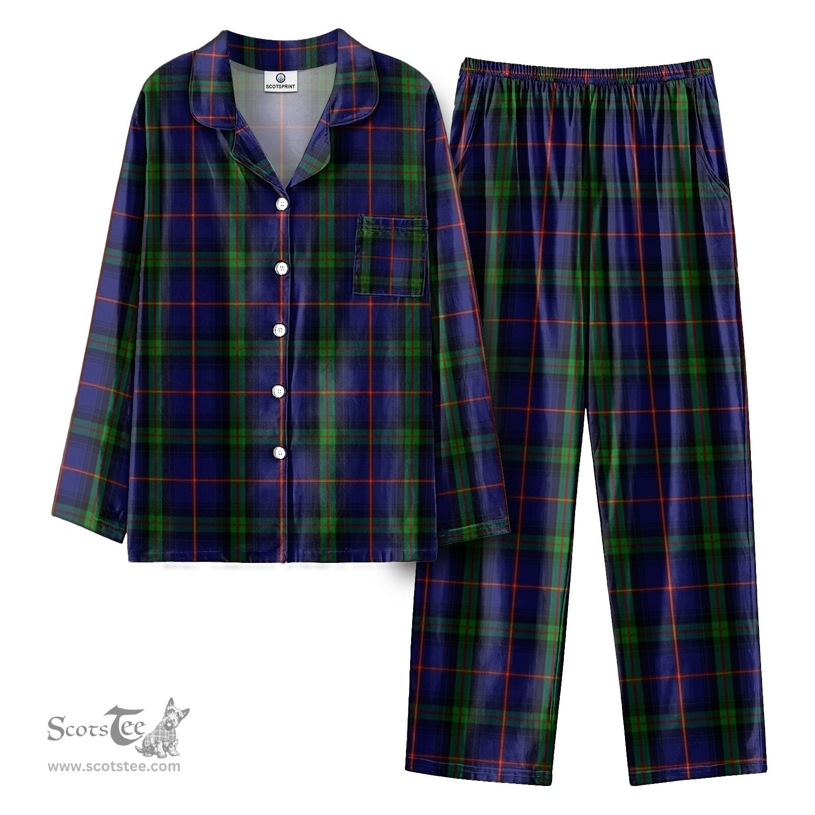 Scottish McLafferty Tartan Pajama Set - Tartan Plaid Pajamas Scottish Plaid Tartan Plaid - ScotsTee - scotstee.com