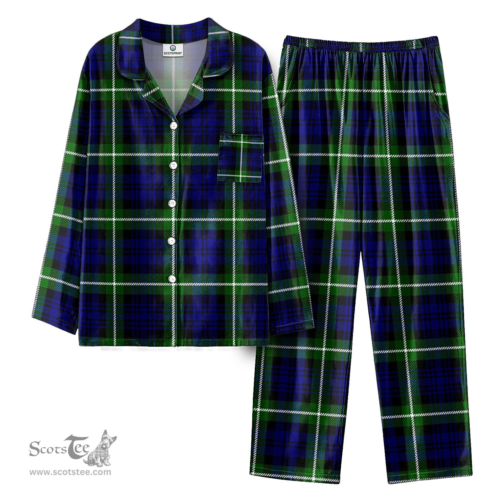 Scottish Lammie Tartan Pajama Set - Tartan Plaid Pajamas Scottish Plaid Tartan Plaid - ScotsTee - scotstee.com