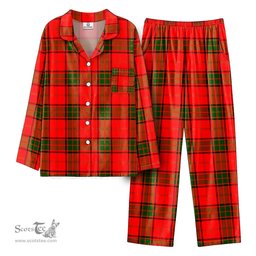 Scottish Maxwell Modern Tartan Pajama Set - Tartan Plaid Pajamas Scottish Plaid Tartan Plaid - ScotsTee - scotstee.com