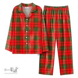 Scottish MacAuley Modern Tartan Pajama Set - Tartan Plaid Pajamas Scottish Plaid Tartan Plaid - ScotsTee - scotstee.com