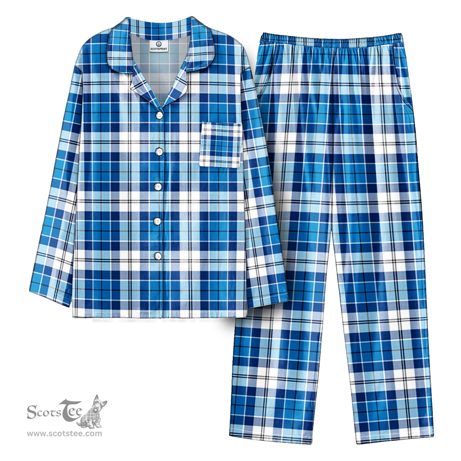 Scottish Roberton Tartan Pajama Set - Tartan Plaid Pajamas Scottish Plaid Tartan Plaid - ScotsTee - scotstee.com