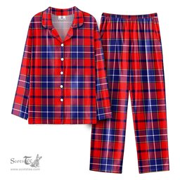 Scottish Wishart Dress Tartan Pajama Set - Tartan Plaid Pajamas Scottish Plaid Tartan Plaid - ScotsTee - scotstee.com