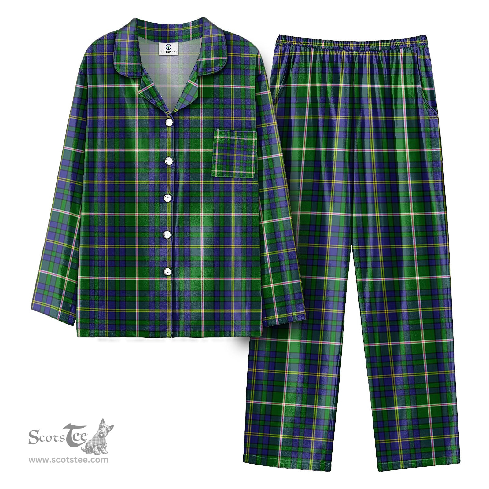 Scottish Orr Tartan Pajama Set - Tartan Plaid Pajamas Scottish Plaid Tartan Plaid - ScotsTee - scotstee.com