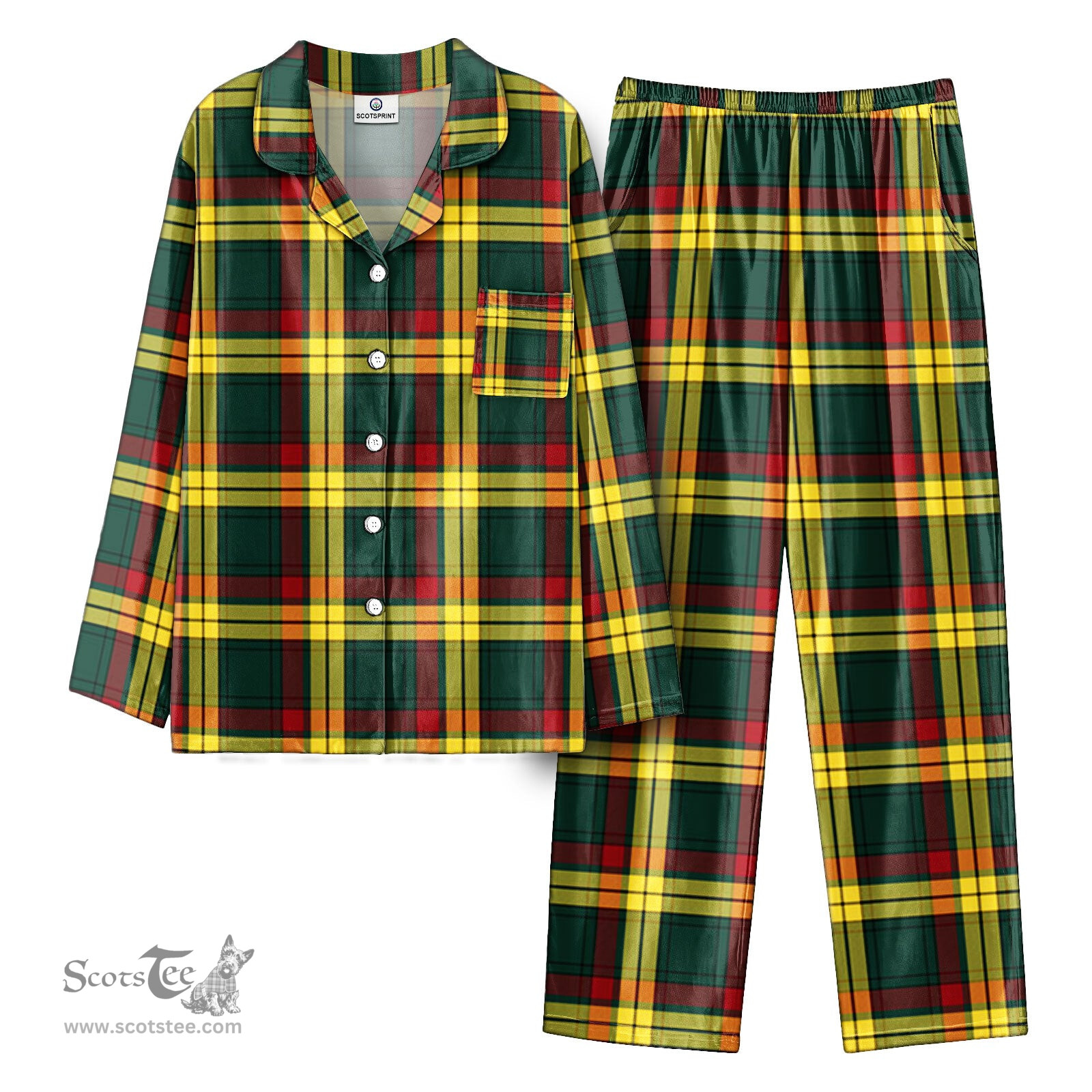 Scottish McMillan Old Modern Tartan Pajama Set - Tartan Plaid Pajamas Scottish Plaid Tartan Plaid - ScotsTee - scotstee.com