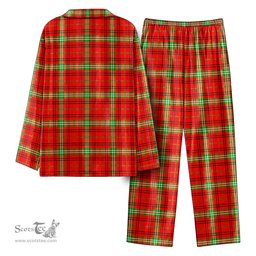 Scottish Morrison Red Modern Tartan Pajama Set - Tartan Plaid Pajamas Scottish Plaid Tartan Plaid - ScotsTee - scotstee.com