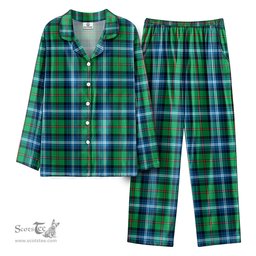 Scottish Urquhart Ancient Tartan Pajama Set - Tartan Plaid Pajamas Scottish Plaid Tartan Plaid - ScotsTee - scotstee.com