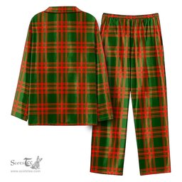 Scottish Menzies Green Modern Tartan Pajama Set - Tartan Plaid Pajamas Scottish Plaid Tartan Plaid - ScotsTee - scotstee.com