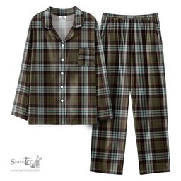 Scottish Stewart Old Weathered Tartan Pajama Set - Tartan Plaid Pajamas Scottish Plaid Tartan Plaid - ScotsTee - scotstee.com