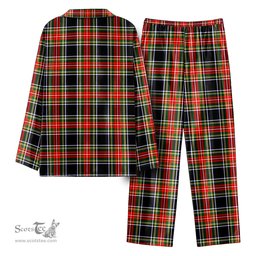 Scottish Stewart Black Tartan Pajama Set - Tartan Plaid Pajamas Scottish Plaid Tartan Plaid - ScotsTee - scotstee.com