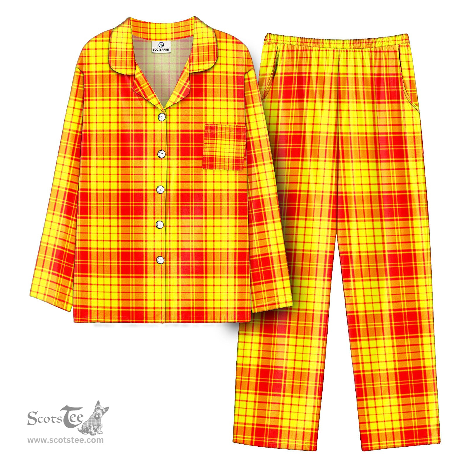 Scottish McMillan Clan Tartan Pajama Set - Tartan Plaid Pajamas Scottish Plaid Tartan Plaid - ScotsTee - scotstee.com