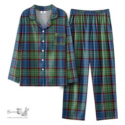 Scottish Nicolson Hunting Ancient Tartan Pajama Set - Tartan Plaid Pajamas Scottish Plaid Tartan Plaid - ScotsTee - scotstee.com