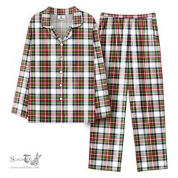 Scottish Stewart Dress Modern Tartan Pajama Set - Tartan Plaid Pajamas Scottish Plaid Tartan Plaid - ScotsTee - scotstee.com